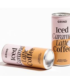 Grind Iced Caramel Latte Coffee Cans 250ml Pack of 8 (KA273)