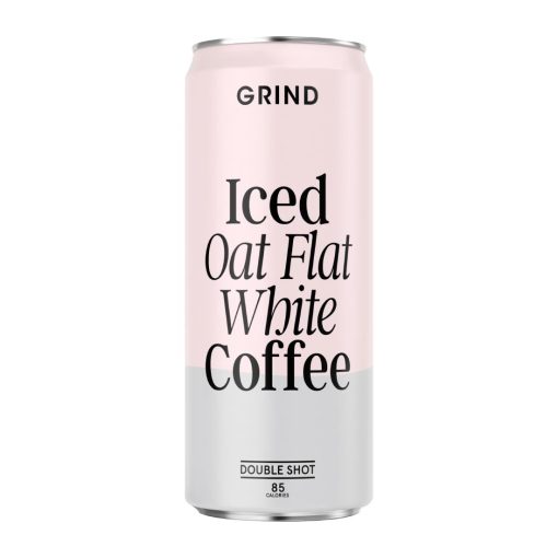 Grind Iced Oat Vanilla Latte Coffee Cans 250ml Pack of 8 (KA275)