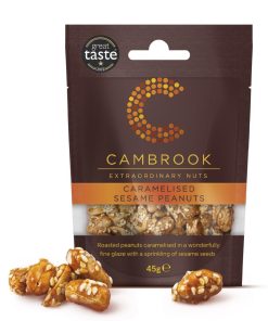 Cambrook Caramelised Sesame Peanuts Snack Pack 45g Pack of 12 (KA480)