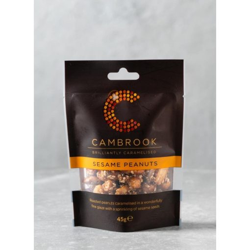 Cambrook Caramelised Sesame Peanuts Snack Pack 45g Pack of 12 (KA480)