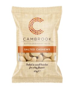 Cambrook Baked Salted Cashews Snack Pack 45g Pack of 24 (KA484)