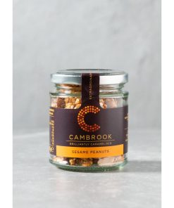 Cambrook Caramelised Sesame Peanuts Glass Jar 80g Pack of 15 (KA486)