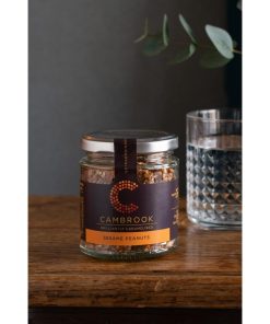 Cambrook Caramelised Sesame Peanuts Glass Jar 80g Pack of 15 (KA486)