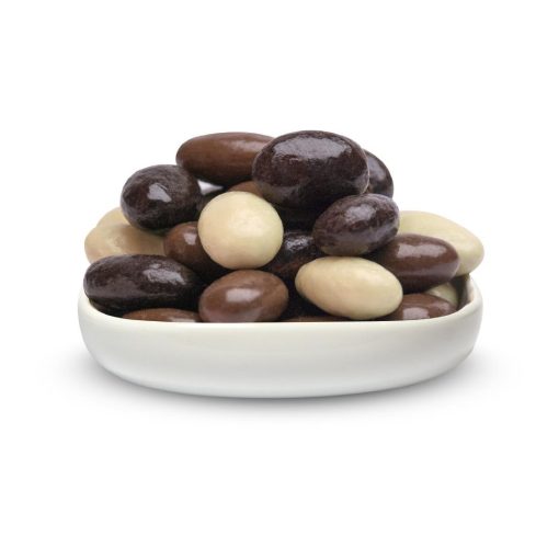 Cambrook Dark Milk and White Chocolate Almonds Glass Jar 110g Pack of 15 (KA487)