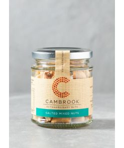 Cambrook Baked Salted Classic Mixed Nuts Glass Jar 95g Pack of 15 (KA488)