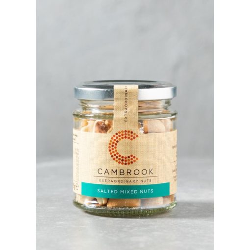 Cambrook Baked Salted Classic Mixed Nuts Glass Jar 95g Pack of 15 (KA488)