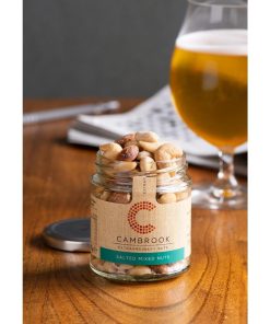 Cambrook Baked Salted Classic Mixed Nuts Glass Jar 95g Pack of 15 (KA488)