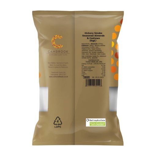 Cambrook Smoked Almond and Smoked Cashew Mix Bulk Pack 1kg (KA493)