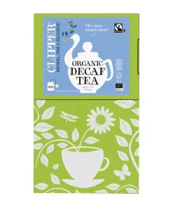 Clipper Fairtrade Organic Everyday Decaffeinated Tea - Envelope String and Tag Pack of 250 (KA504)