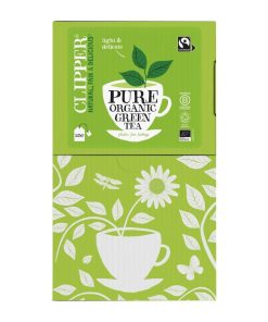 Clipper Fairtrade Organic Green Tea - Envelope String and Tag Pack of 250 (KA506)