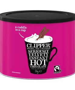 Clipper Fairtrade Seriously Velvety Hot Chocolate 1kg (KA511)