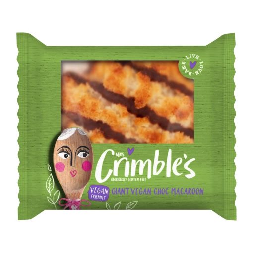 Mrs Crimbles Vegan Chocolate Macaroons Pack of 20 (KA513)