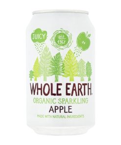 Whole Earth Organic Sparkling Apple Drink 330ml Pack of 24 (KA524)