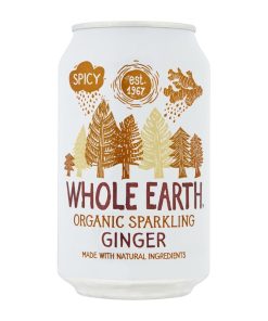 Whole Earth Organic Sparkling Ginger Drink 330ml Pack of 24 (KA527)