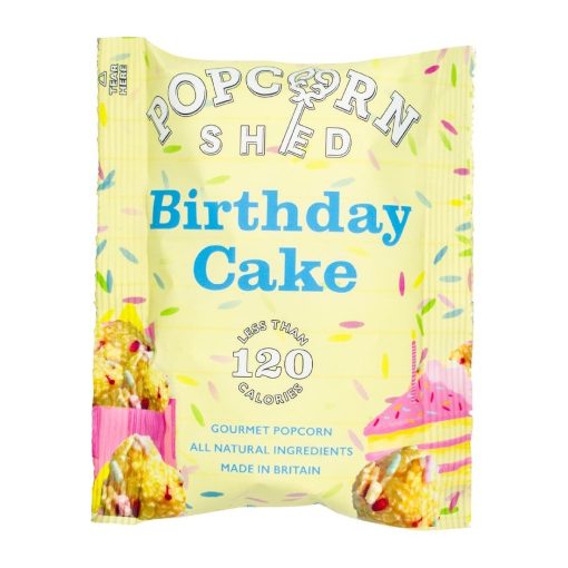 Popcorn Shed Birthday Cake Popcorn Snack Pack 24g Pack of 16 (KA530)