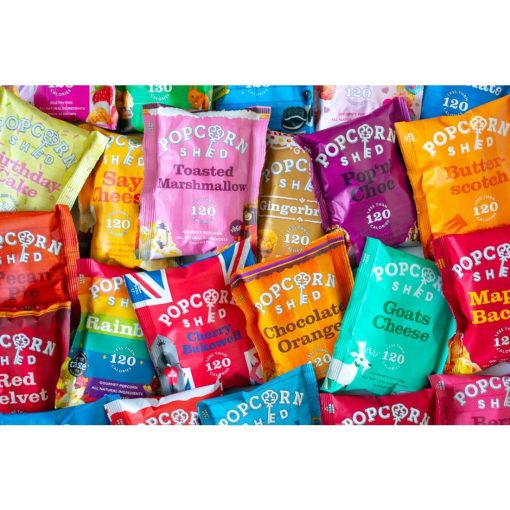 Popcorn Shed Birthday Cake Popcorn Snack Pack 24g Pack of 16 (KA530)