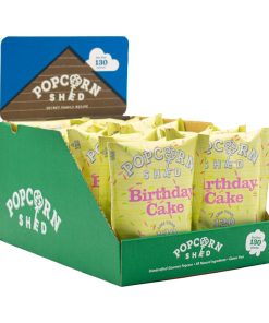 Popcorn Shed Birthday Cake Popcorn Snack Pack 24g Pack of 16 (KA530)