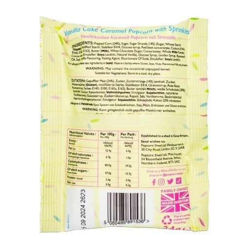 Popcorn Shed Birthday Cake Popcorn Snack Pack 24g Pack of 16 (KA530)