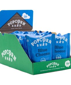 Popcorn Shed Blue Cheese Popcorn Snack Pack 16g Pack of 16 (KA531)