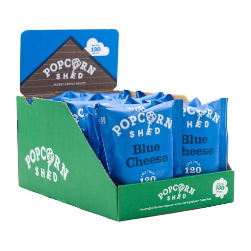 Popcorn Shed Blue Cheese Popcorn Snack Pack 16g Pack of 16 (KA531)