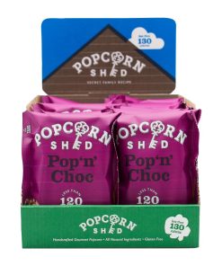 Popcorn Shed Pop N Choc Popcorn Snack Pack 24g Pack of 16 (KA533)