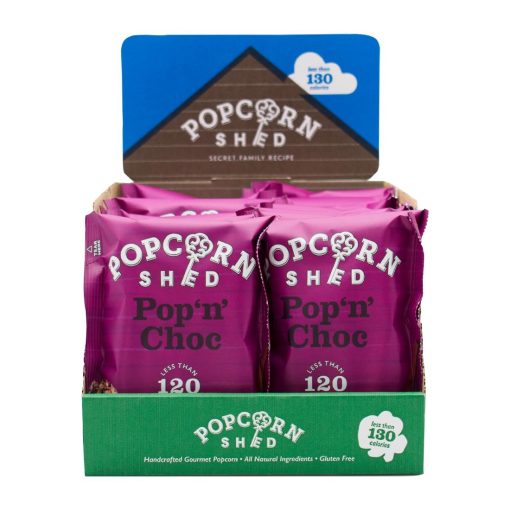 Popcorn Shed Pop N Choc Popcorn Snack Pack 24g Pack of 16 (KA533)