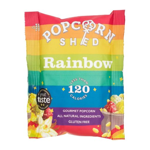 Popcorn Shed Rainbow Popcorn Snack Pack 24g Pack of 16 (KA534)