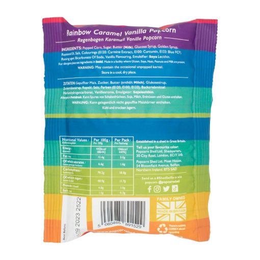 Popcorn Shed Rainbow Popcorn Snack Pack 24g Pack of 16 (KA534)