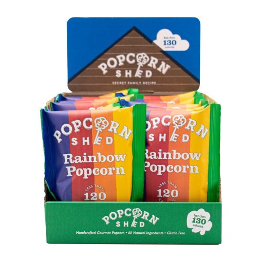 Popcorn Shed Rainbow Popcorn Snack Pack 24g Pack of 16 (KA534)