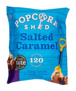 Popcorn Shed Salted Caramel Popcorn Snack Pack 24g Pack of 16 (KA535)