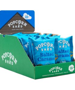 Popcorn Shed Salted Caramel Popcorn Snack Pack 24g Pack of 16 (KA535)