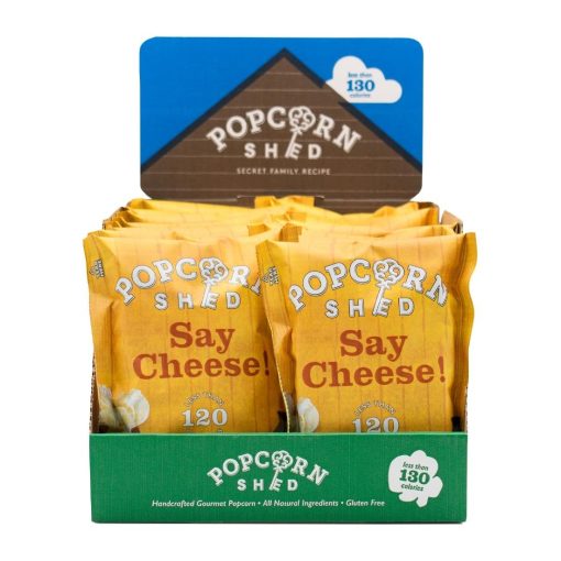 Popcorn Shed Say Cheese Popcorn Snack Pack 16g Pack of 16 (KA536)