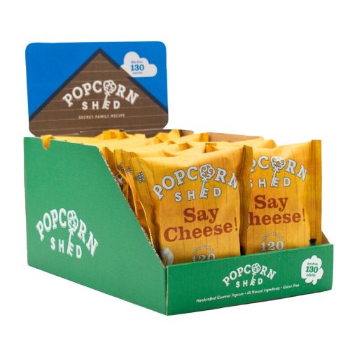 Popcorn Shed Say Cheese Popcorn Snack Pack 16g Pack of 16 (KA536)