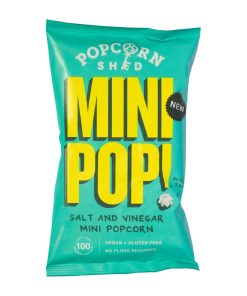 Popcorn Shed Salt and Vinegar Mini Pop Single Serve Bag 22g Pack of 24 (KA538)