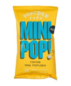 Popcorn Shed Toffee Mini Pop Single Serve Bag 28g Pack of 24 (KA541)