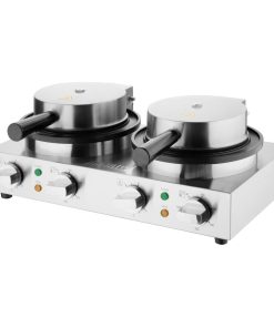 Buffalo Double Round Belgian Waffle Maker (CJ533)