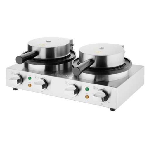 Buffalo Double Round Belgian Waffle Maker (CJ533)