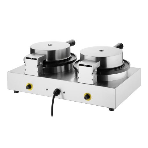 Buffalo Double Round Belgian Waffle Maker (CJ533)