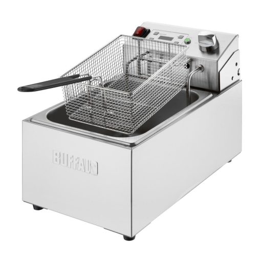 Buffalo Single Electric Fryer with Timer 5Ltr (CU622)