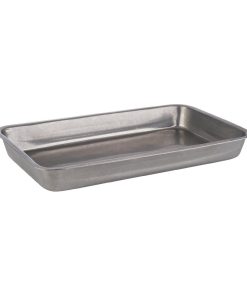 APS Vintage Stainless Steel Serving Tray 255Lx160Wmm (FE973)