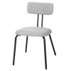 Bolero Fairfield Chairs Black and Grey Mix Pack of 2 (FU500)