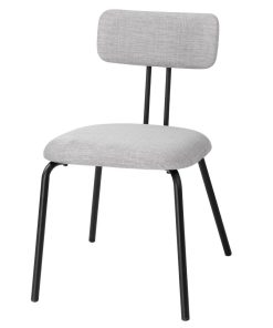 Bolero Fairfield Chairs Black and Grey Mix Pack of 2 (FU500)