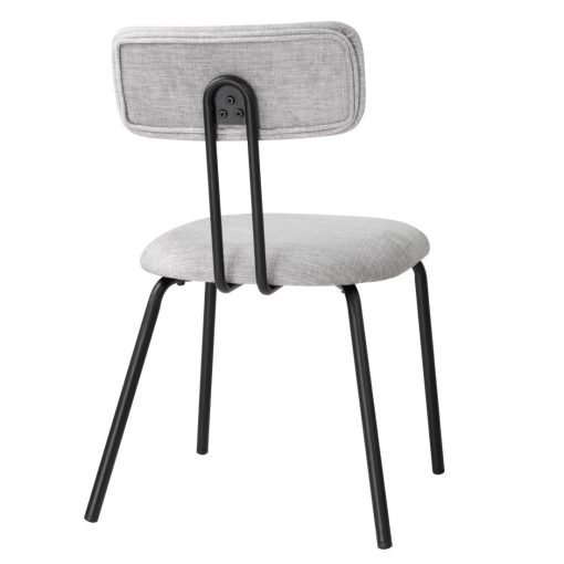 Bolero Fairfield Chairs Black and Grey Mix Pack of 2 (FU500)