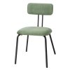 Bolero Fairfield Chairs Black and Green Mix Pack of 2 (FU501)