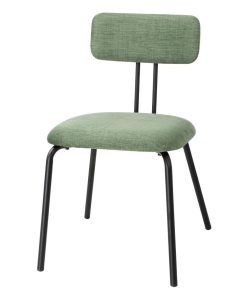 Bolero Fairfield Chairs Black and Green Mix Pack of 2 (FU501)