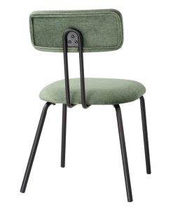 Bolero Fairfield Chairs Black and Green Mix Pack of 2 (FU501)