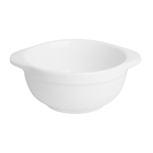 Olympia Whiteware Eared Bowls 250ml Pack of 6 (HP853)