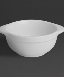 Olympia Whiteware Eared Bowls 250ml Pack of 6 (HP853)