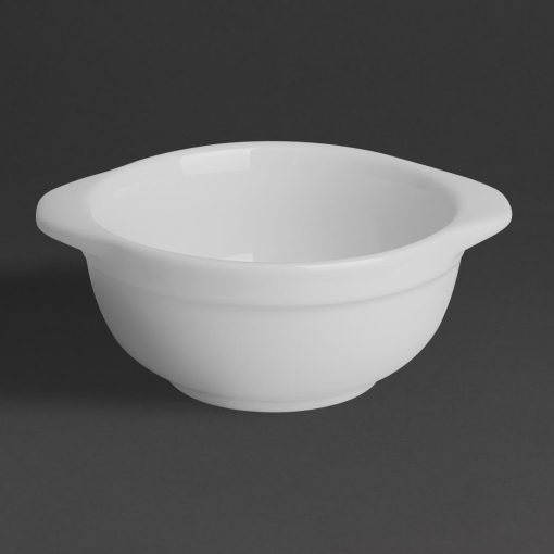 Olympia Whiteware Eared Bowls 250ml Pack of 6 (HP853)