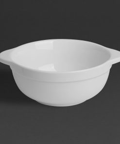 Olympia Whiteware Eared Bowls 640ml Pack of 4 (HP854)